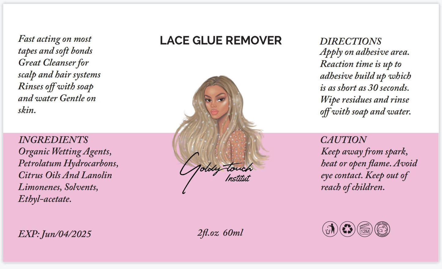 LACE GLUE REMOVE